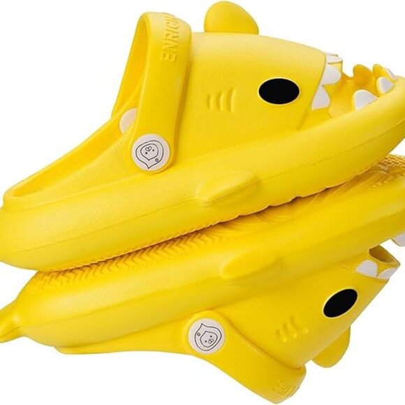 Size14-14.5 LittKids Shark Slides Boys Girls Toddlers Cloud Slides Cute Cartoon - Picture 3 of 9